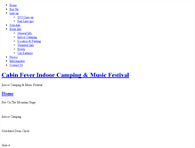 Tablet Screenshot of cabinfevercampin.com